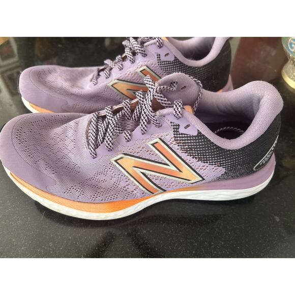 New Balance Women's Fresh Foam 680v7 Purple Running Shoes W680FP7 Size 7.5 - Picture 1 of 5
